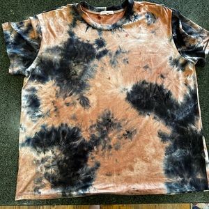 Socialite 1x Tie Dye Top Navy/Blush